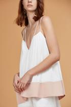 C/meo Collective Two Lanes Playsuit Ivory