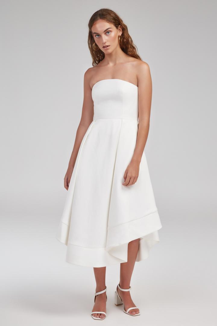 C/meo Collective C/meo Collective Making Waves Dress Ivoryxxs, Xs,s,m,l,xl