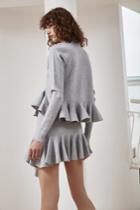 C/meo Collective C/meo Collective Phase Knit Top Greyxxs, Xs,s,m,l