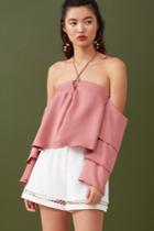 Finders Keepers Finders Keepers Bloom Frill Top Dusty Siennaxxs, Xs,s,m,l