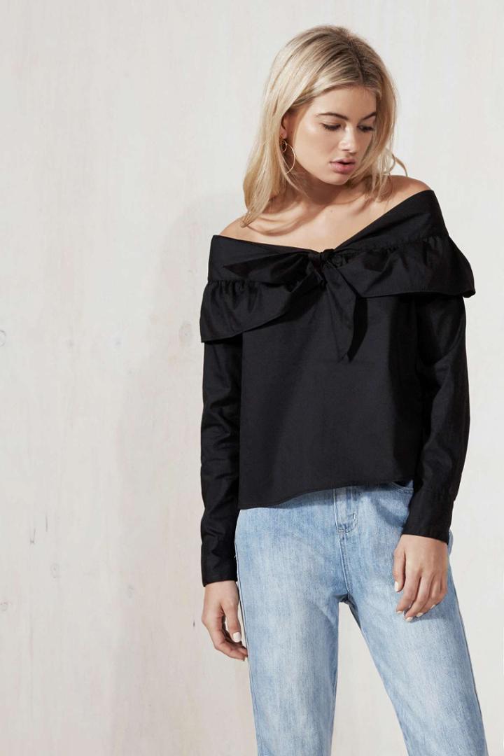 The Fifth The Fifth Paper Planes Top Black