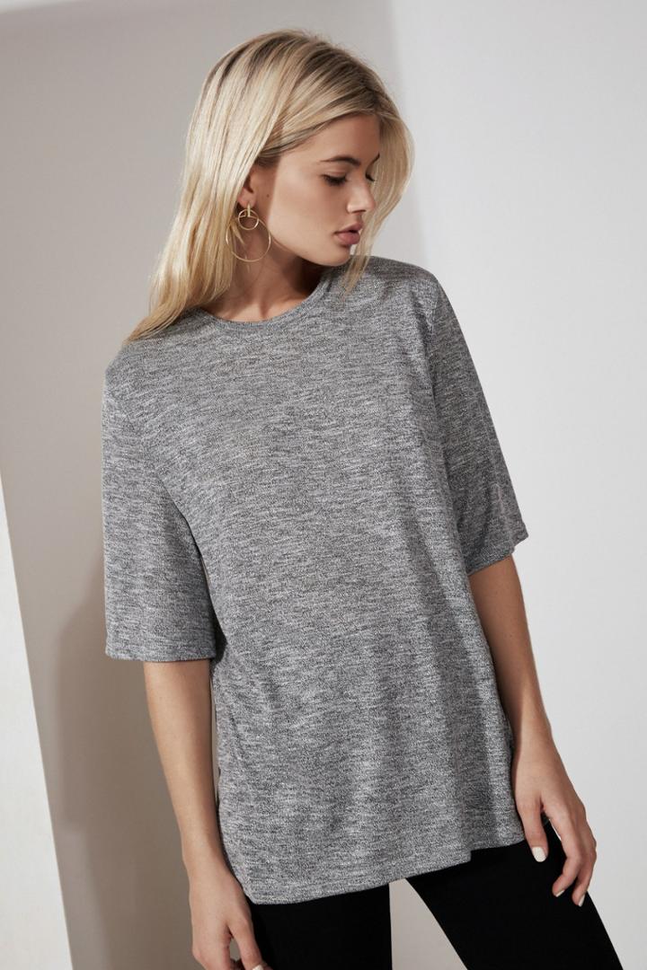 The Fifth Sadie T-shirt Grey Marle