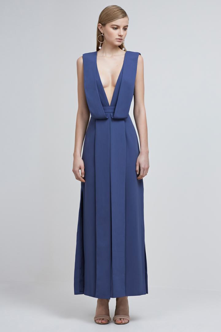 Keepsake Awakening Maxi Dress Navy