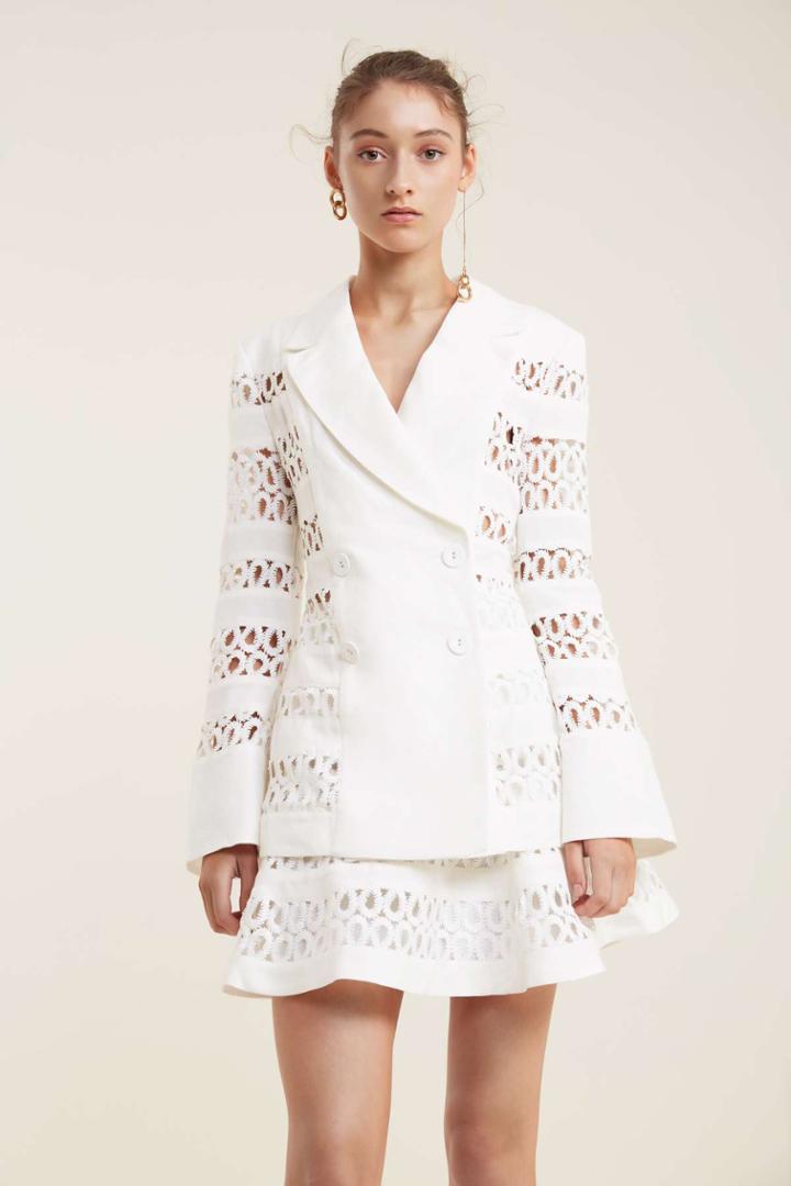 C/meo Collective Aura Blazer Ivoryxxs, Xs,s,m,l