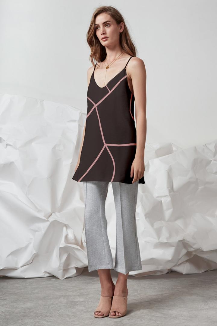 Finders Keepers Finders Keepers Knox Top-geo Geo Print