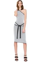 C/meo Collective No Business Knit Dress Grey Mesh