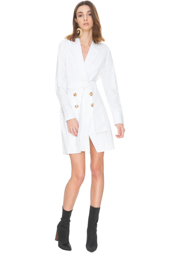 C/meo Collective Into You Shirt Dress Ivory