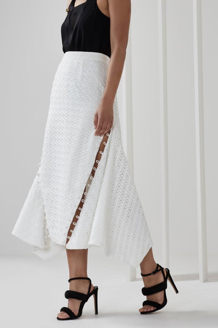 C/meo Collective C/meo Collective Silver Sounds Skirt Ivory