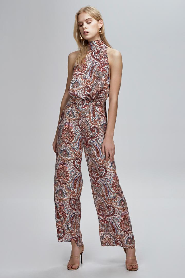 Finders Keepers Cyrus Jumpsuit Henna Print
