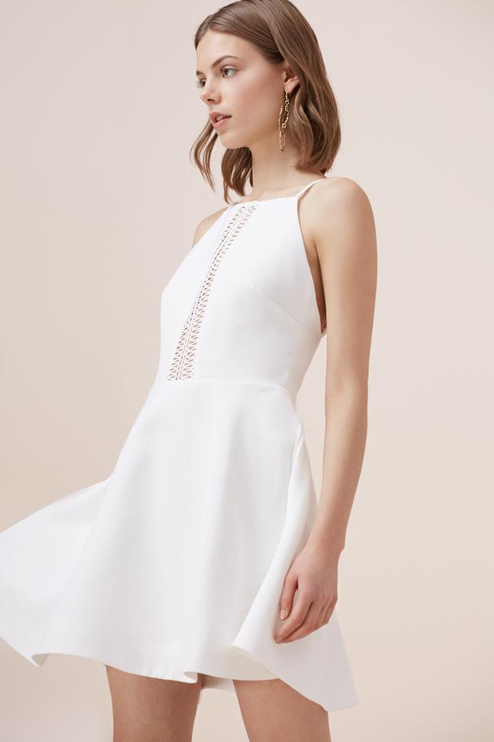 Keepsake Do It Right Mini Dress Ivory
