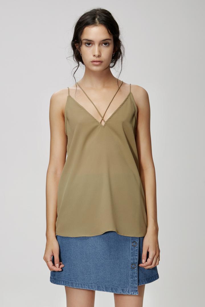 The Fifth Maverick Top Khaki