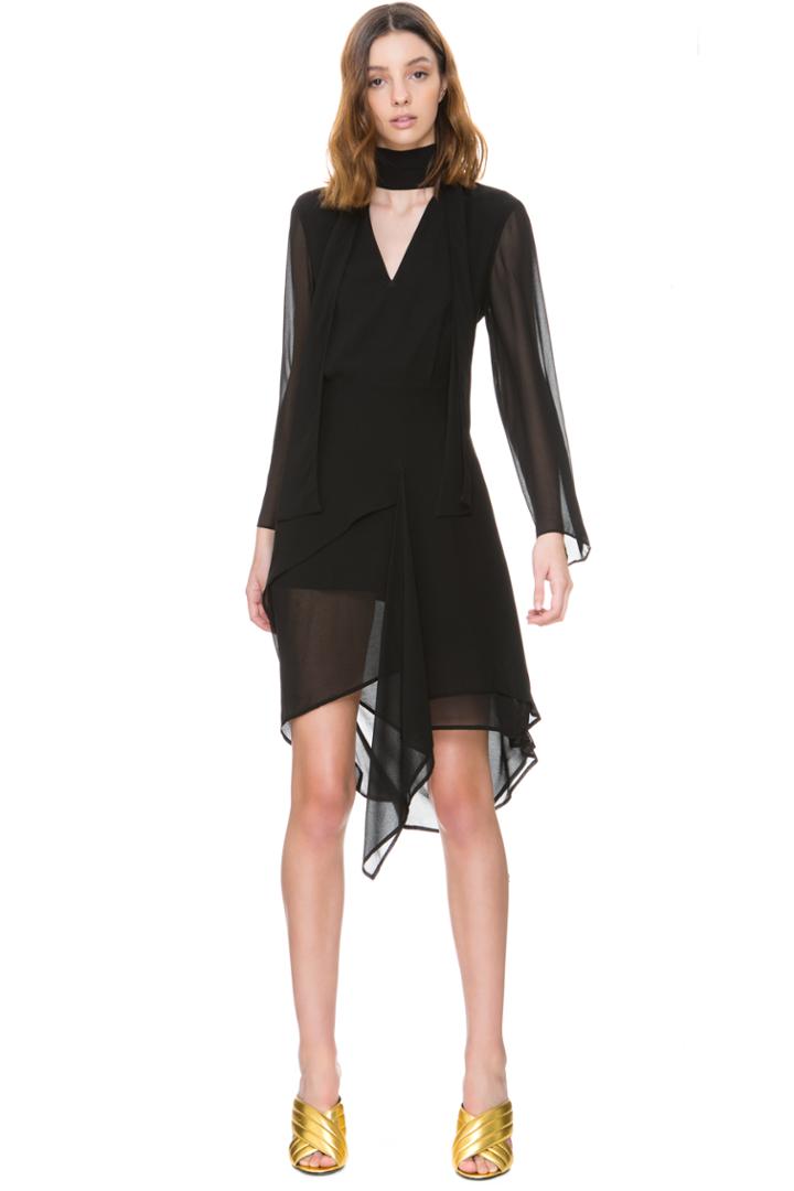 C/meo Collective Make It Right Long Sleeve Dress Black