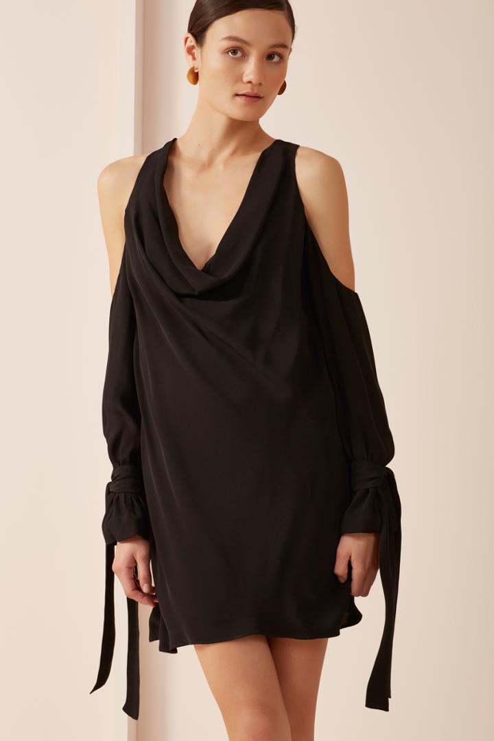 Keepsake Twin Peaks Mini Dress Black