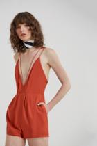 C/meo Collective Set In Stone Playsuit Paprika