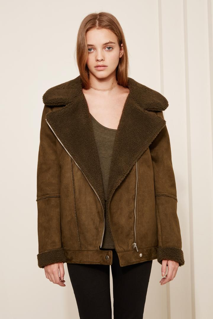 The Fifth The Fifth Dallas Jacket Olivexxs, Xs,s,m,l