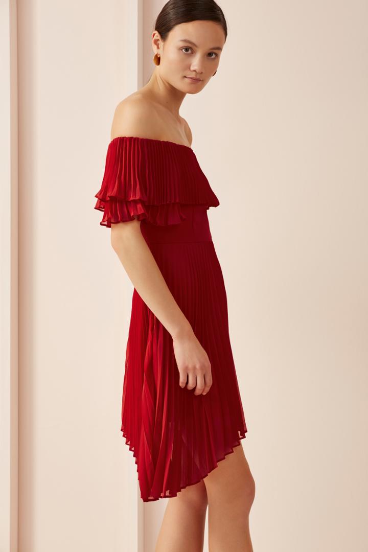 Keepsake Seasons Dress Scarlet Red