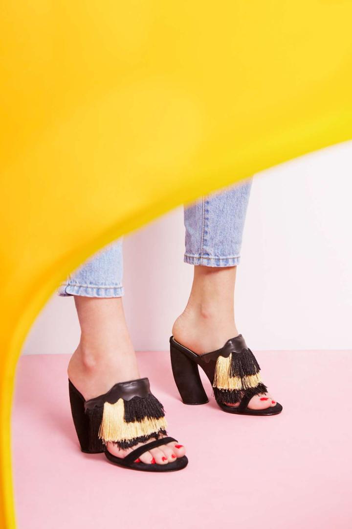 Jaggar Jaggar Lux Curved Heel Black39