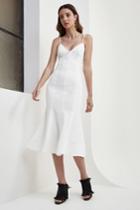 C/meo Collective Right Now Midi Dress Ivory