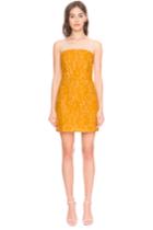Keepsake Every Way Lace Mini Dress Mustard
