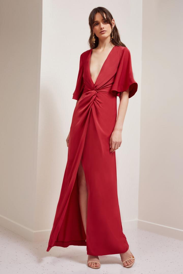 Keepsake Keepsake No Love Twist Gown Redxxs, Xs,s,m,l,xl