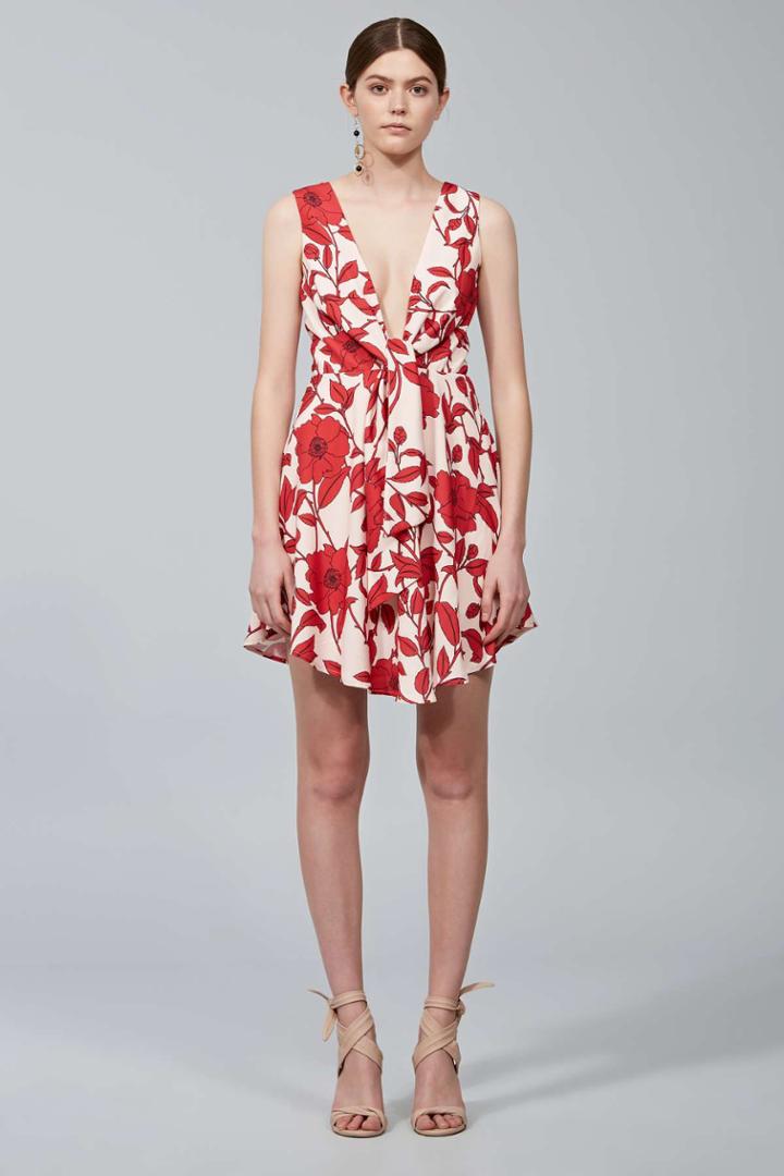Keepsake Keepsake Dream On Mini Dress Light Floral Print