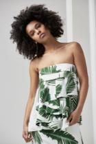 C/meo Collective Interrupt Bustier Pine Maui Print