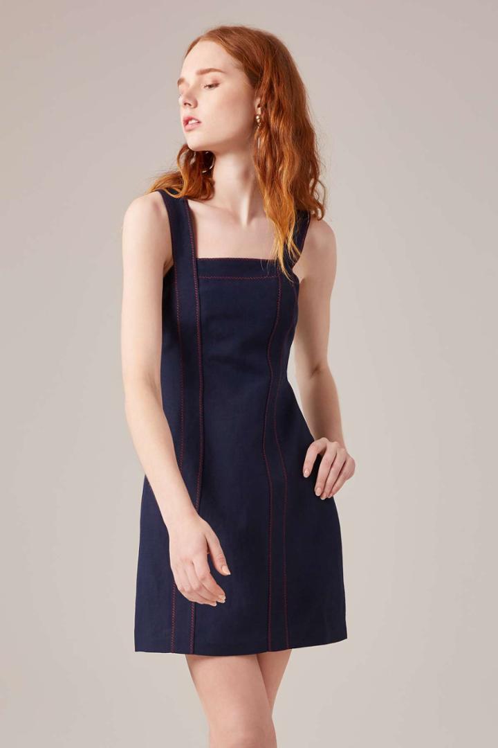C/meo Collective Confessions Mini Dress Navyxxs, Xs,s,m,l