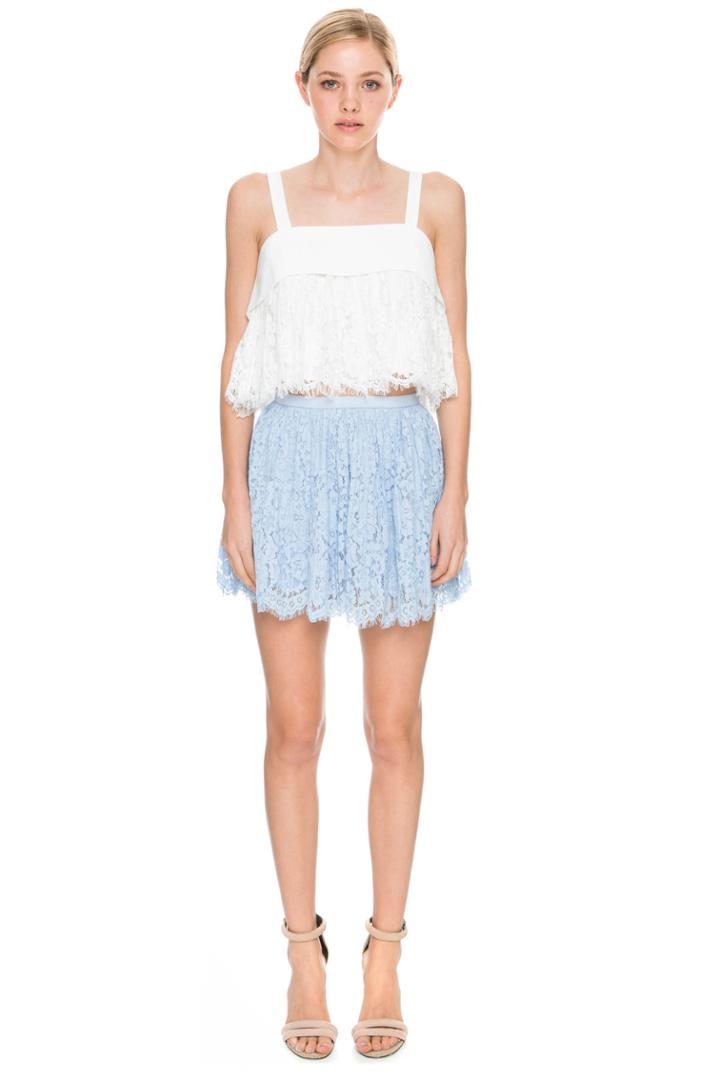 Keepsake Stand Still Lace Shorts Sky Blue
