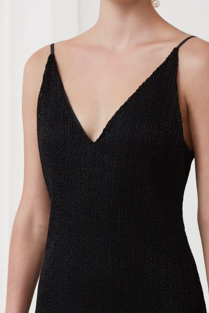 Keepsake She's Gone Mini Dress Black