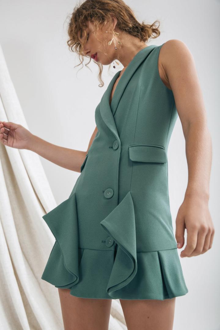 C/meo Collective Intermission Dress Sage