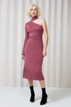 Keepsake Shimmer Knit Dress Mulberry