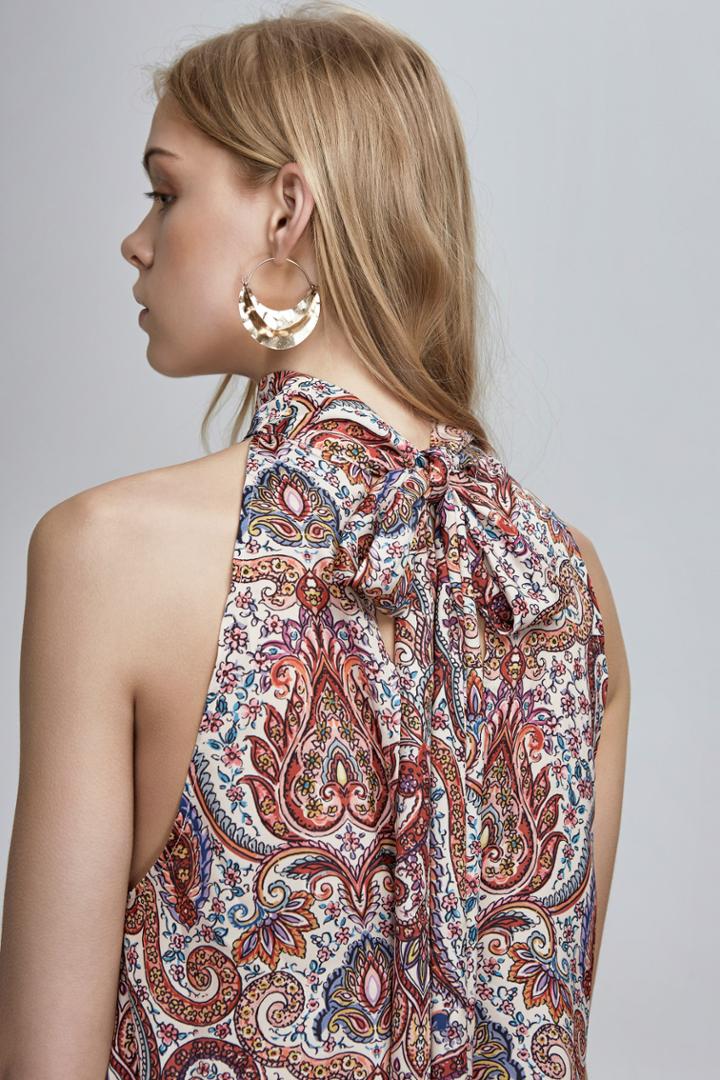 Finders Keepers Cyrus Top Henna Print