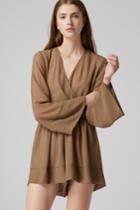 The Fifth The Fifth Someone Sometime Playsuit Plain Olive