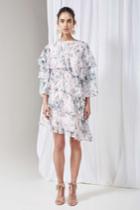 Keepsake Sweet Love Long Sleeve Mini Dress Sage Rose Floralxxs, Xs,s,m,l,xl