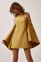 C/meo Collective C/meo Collective Fusion Long Sleeve Dress Chartreuse