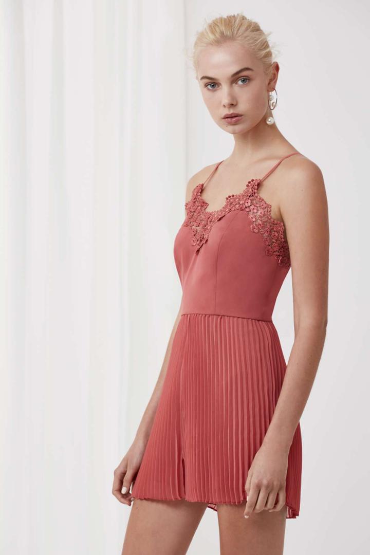Keepsake Keepsake All Time High Playsuit Paprika