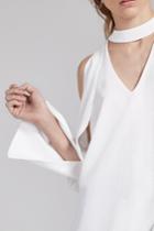 C/meo Collective No Reason Long Sleeve Top Ivory