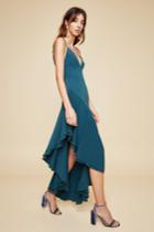 C/meo Collective C/meo Collective Temptation Short Sleeve Gown Emerald
