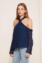 The Fifth Freya Long Sleeve Top Navyxxs, Xs,s,m,l