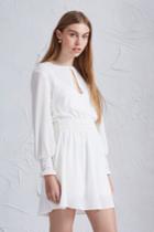 The Fifth Chase That Feeling Long Sleeve Dress Ivory