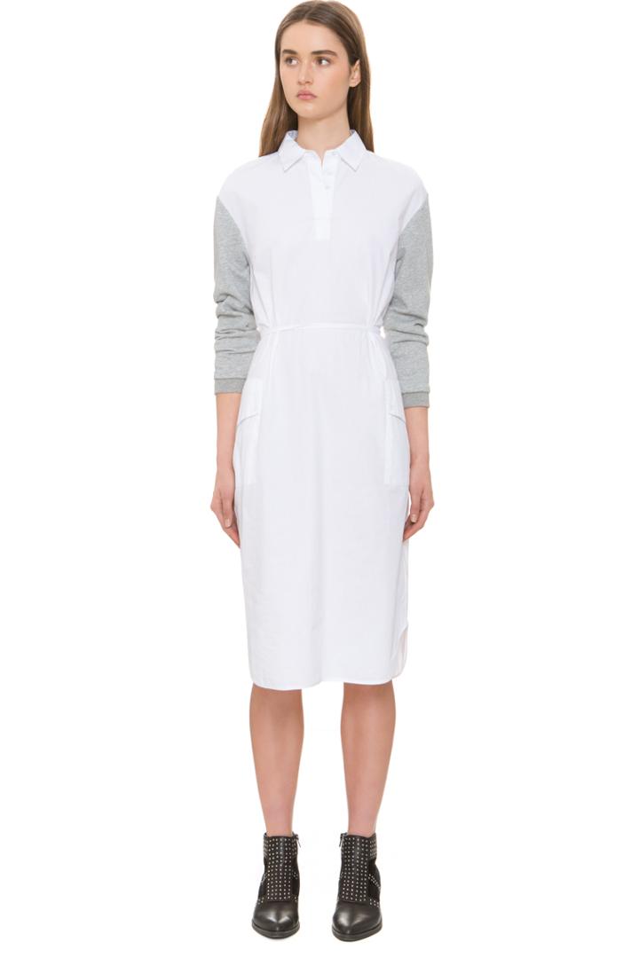 The Fifth The Connection Dress White/grey Marle