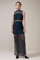 Keepsake Stay Close Gown Navy
