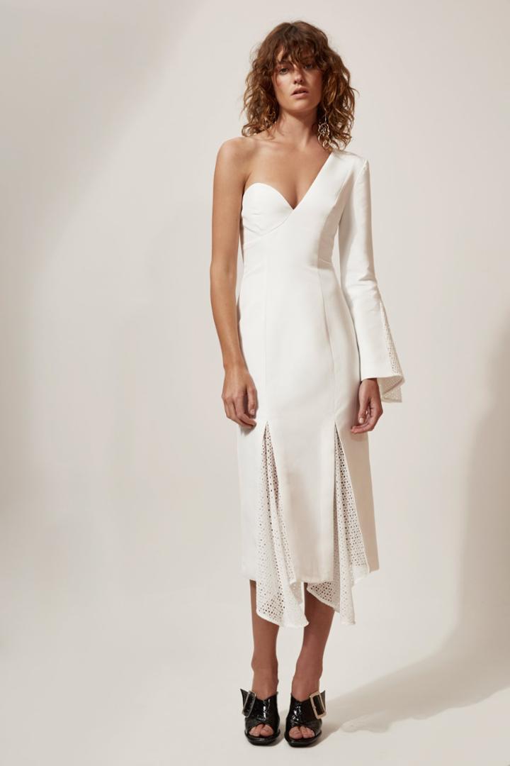 C/meo Collective Aspire Dress Ivory