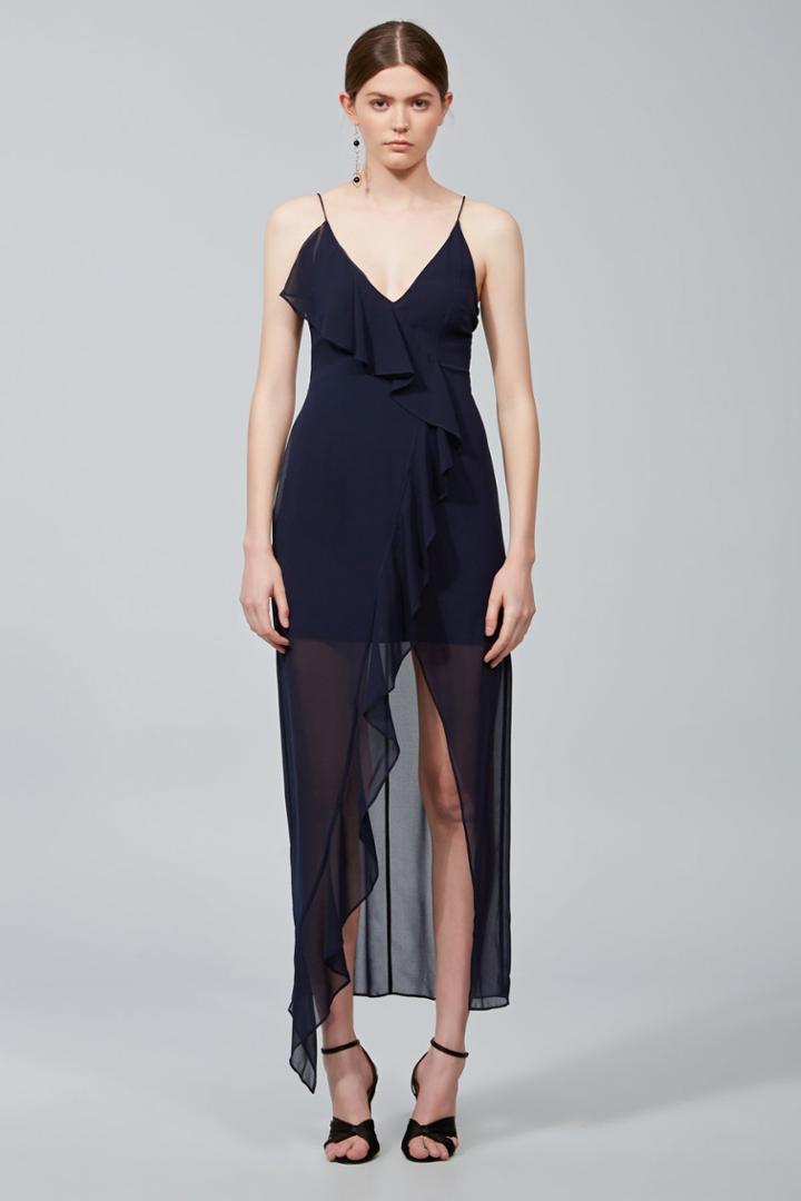 Keepsake Aster Gown Navy