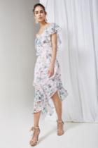 Keepsake Keepsake Sweet Love Midi Dress Sage Rose Floralxxs, Xs,s,m,l