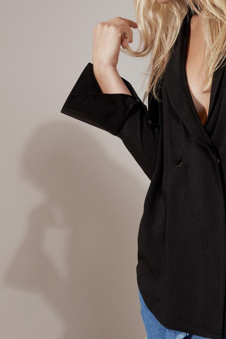 The Fifth Hollywood Long Sleeve Top Black