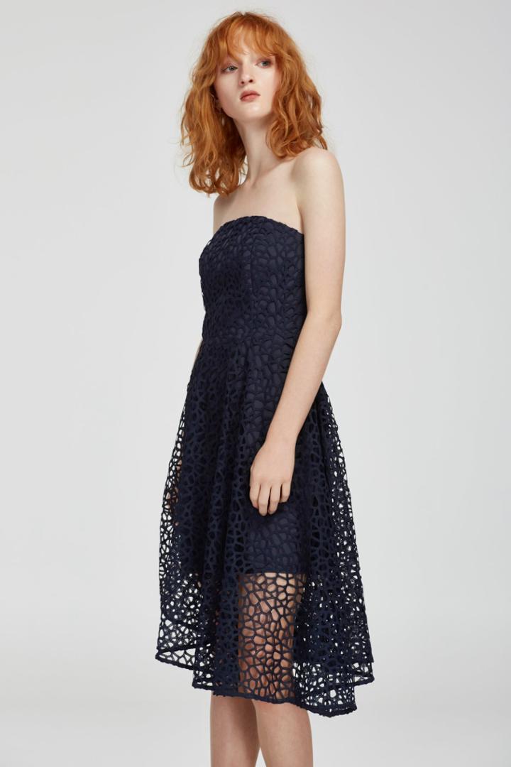 Keepsake Keepsake Midnight Hour Lace Dress Navyxxs,s,m,l