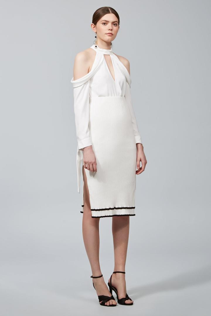 Keepsake A Knit By Any Other Name Skirt Ivory