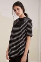 The Fifth Nothing To Chance T-shirt Black And White Stripe