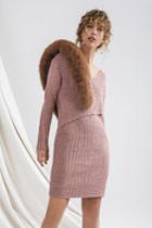 C/meo Collective Feature Knit Dress Quartz